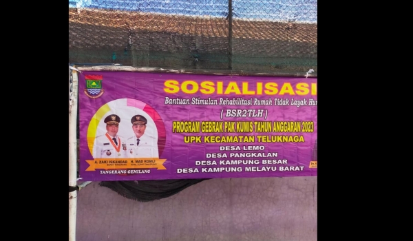 Sosialisasi BSR2TLH TA 2023 UPK Kec. Teluknaga
